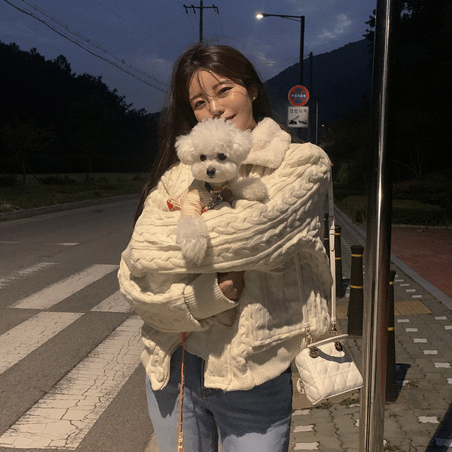 러블 니트 padding