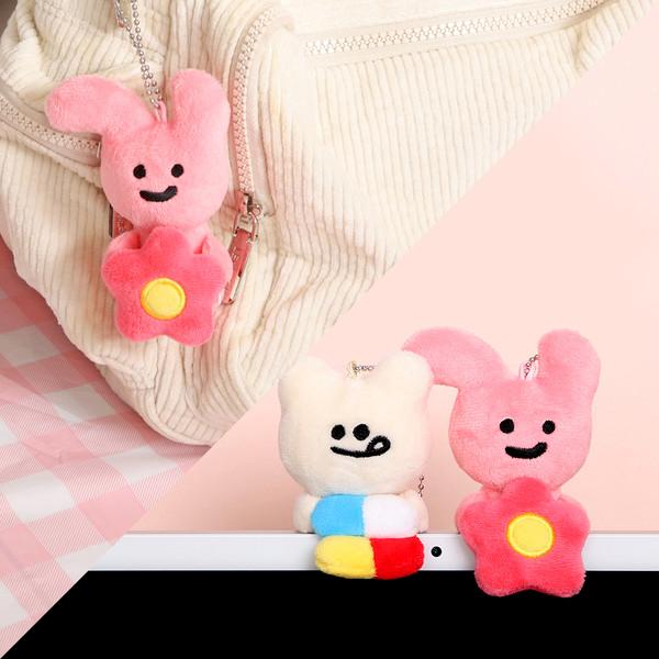 [최대 30% 할인] 바라만 봐도 힘이 나는 모니터 인형키링 "행운, 합격, 응원, 직장인 선물"