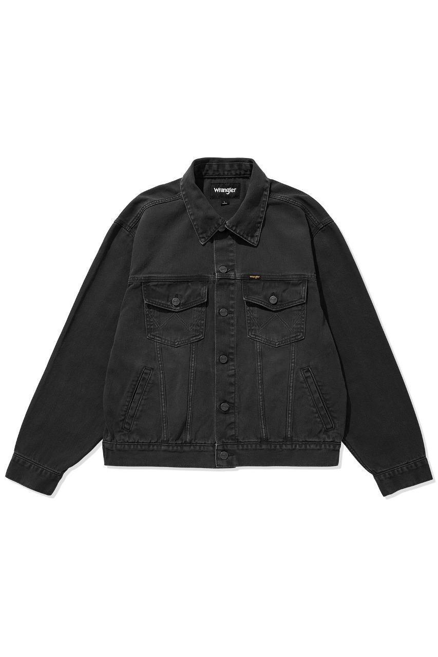 Washed Denim Jacket Black