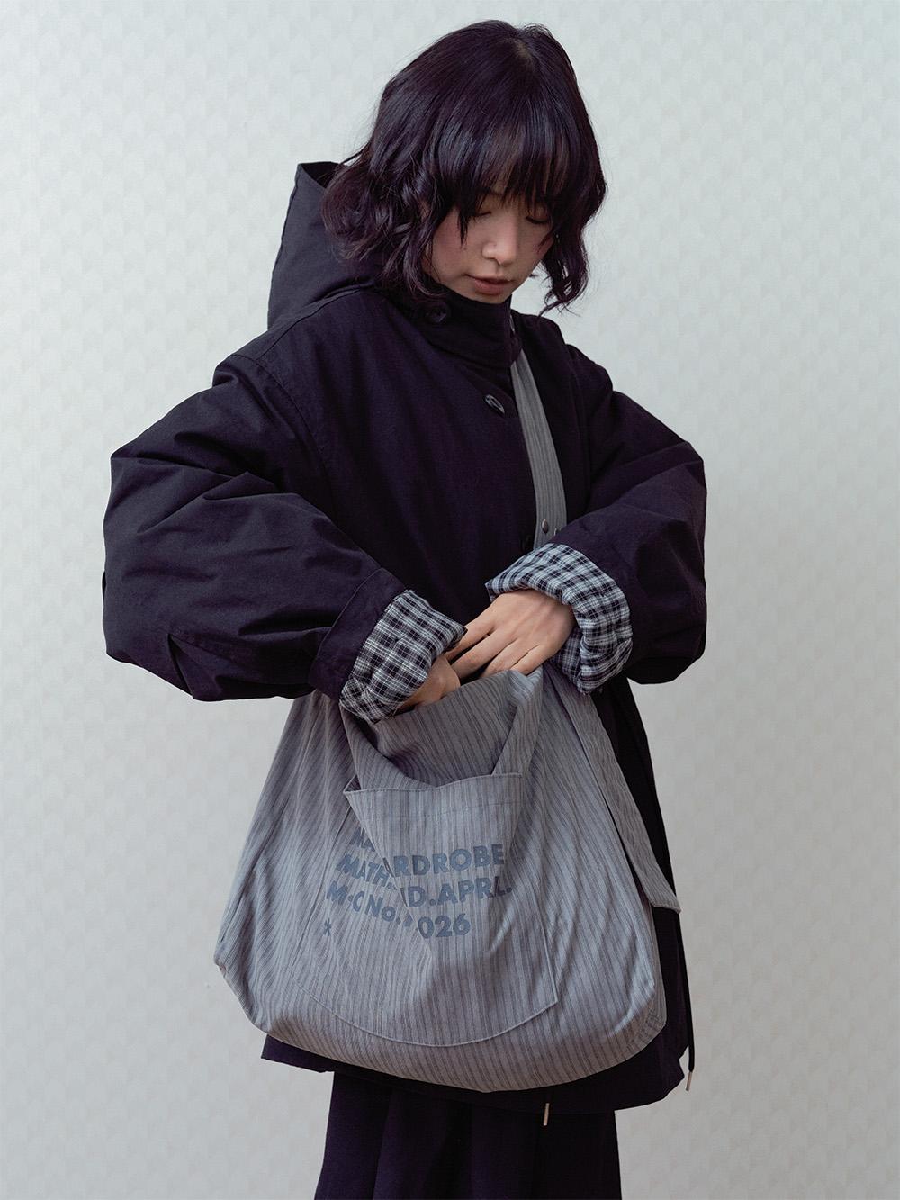 [1월 15일 이후 순차출고]STRIPE SNAP MULTI-WAY BAG, GRAY