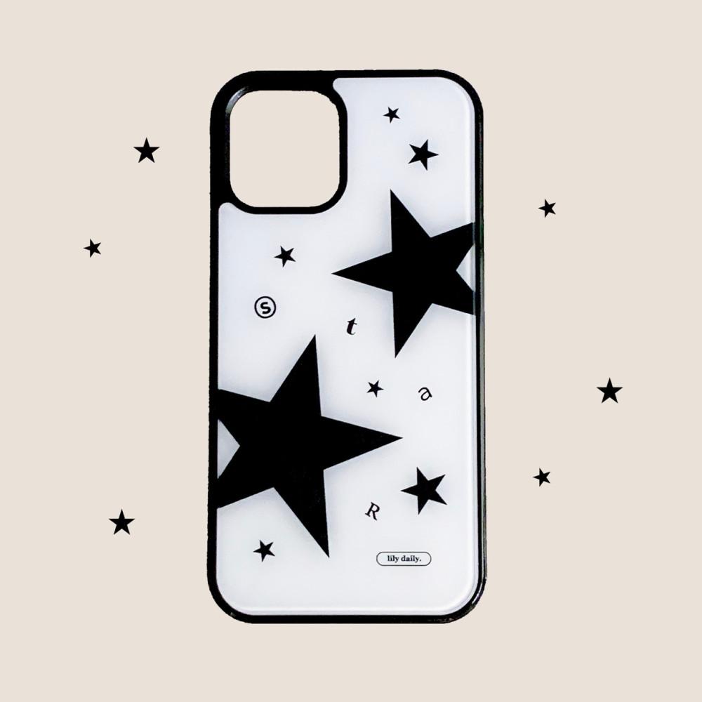 STAR | 글라스 범퍼 폰케이스 - 별사탕(블랙)