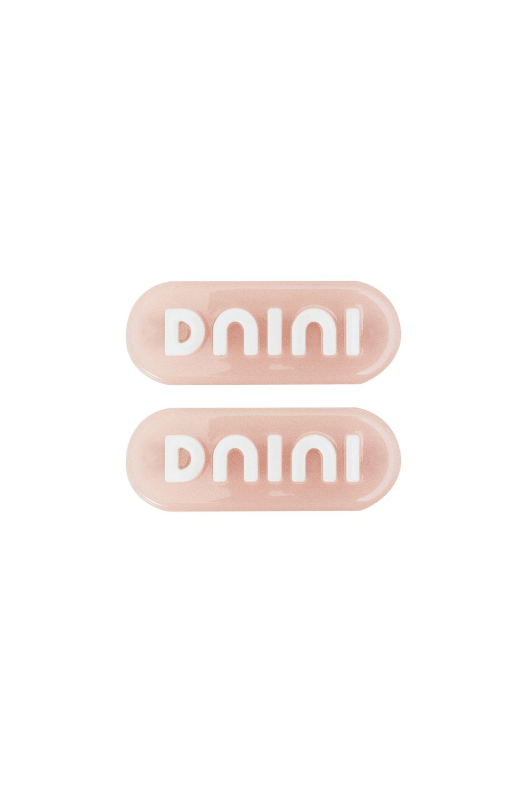 DNINI Logo Barrettes(Pink)