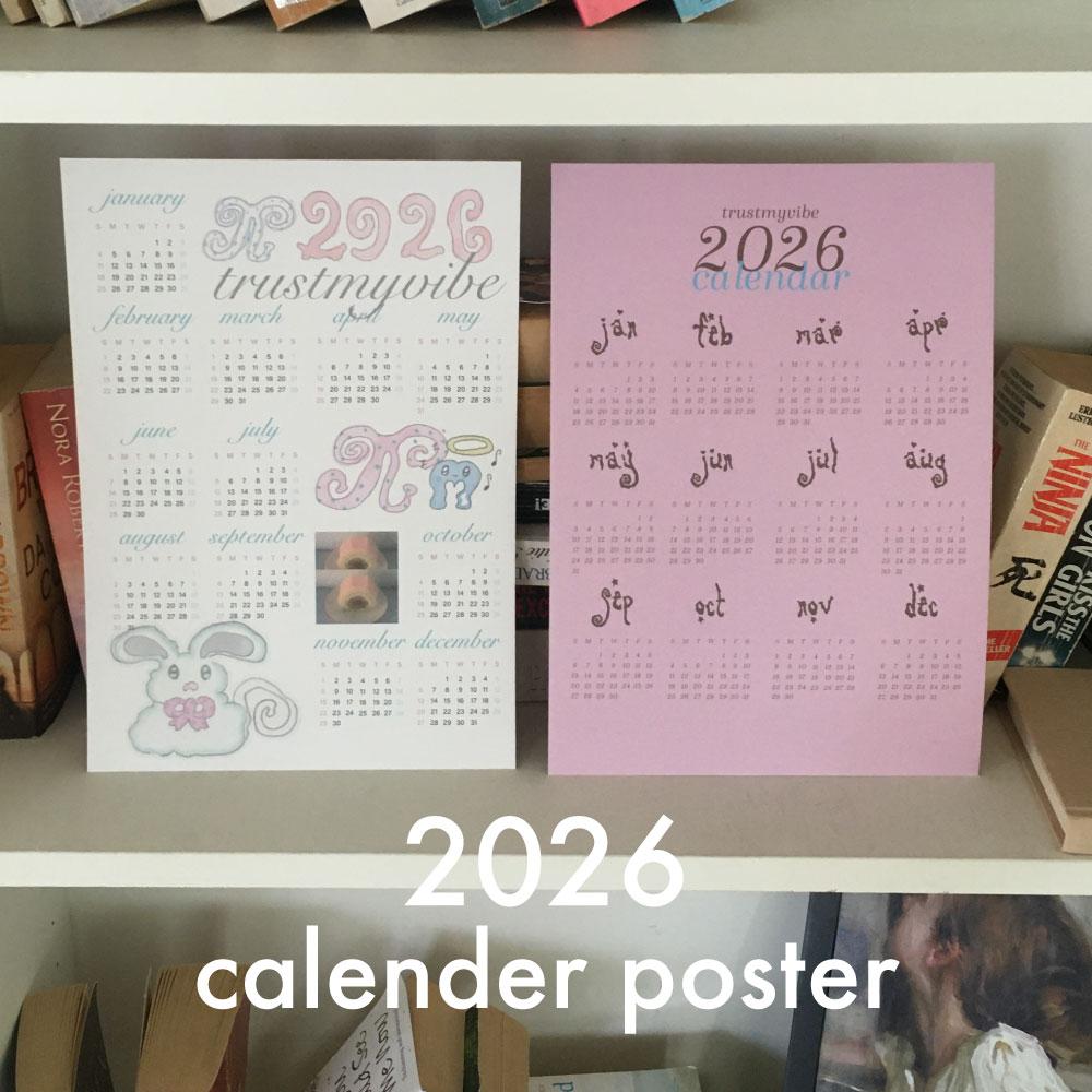 2026 2way calendar poster