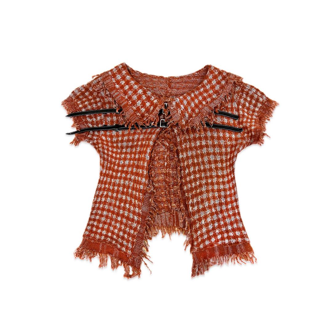 Fringe Knit Cardigan - PREORDER — BEN DOCTOR NEW YORK