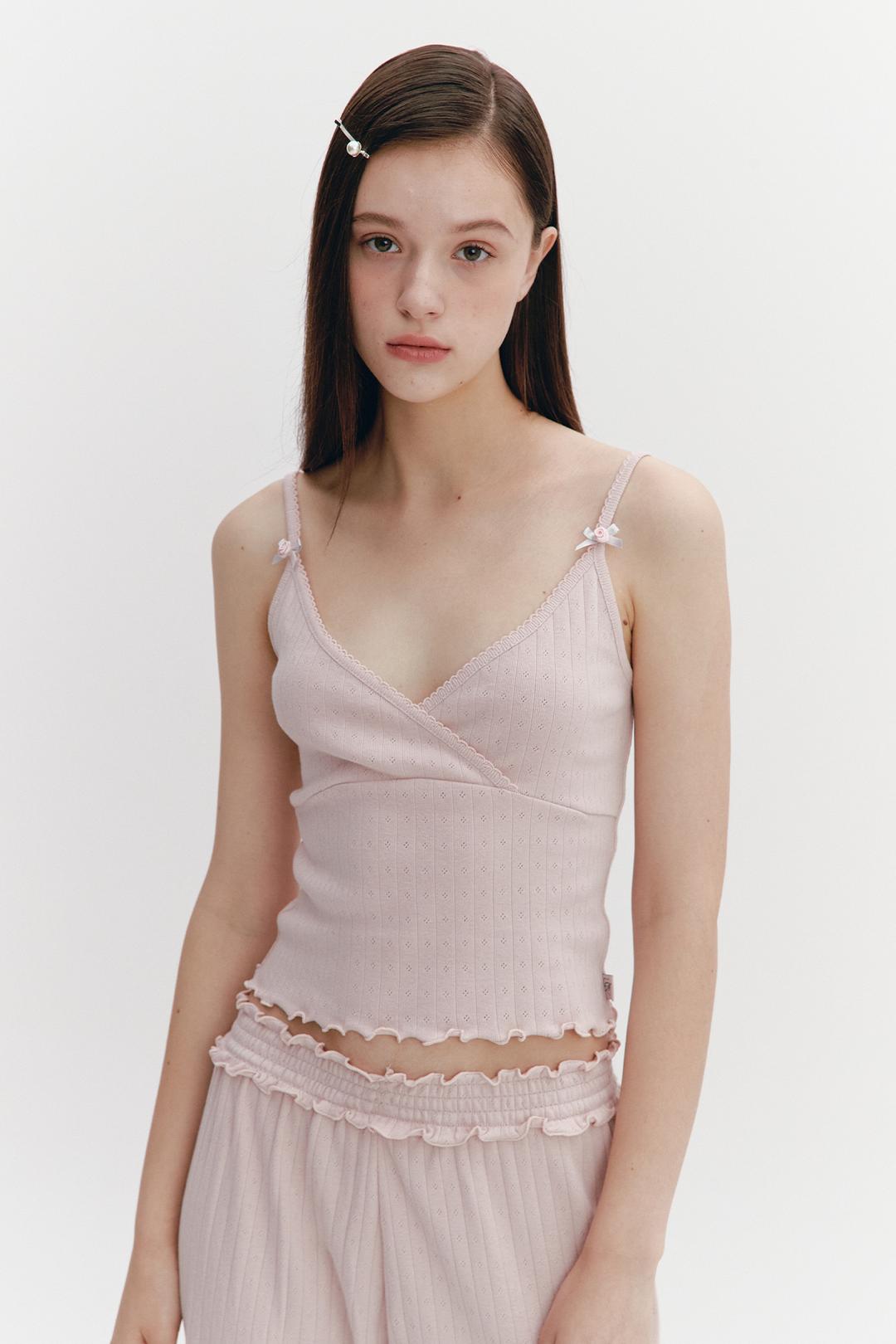 [조이 착용] Wave Sleeveless Pink