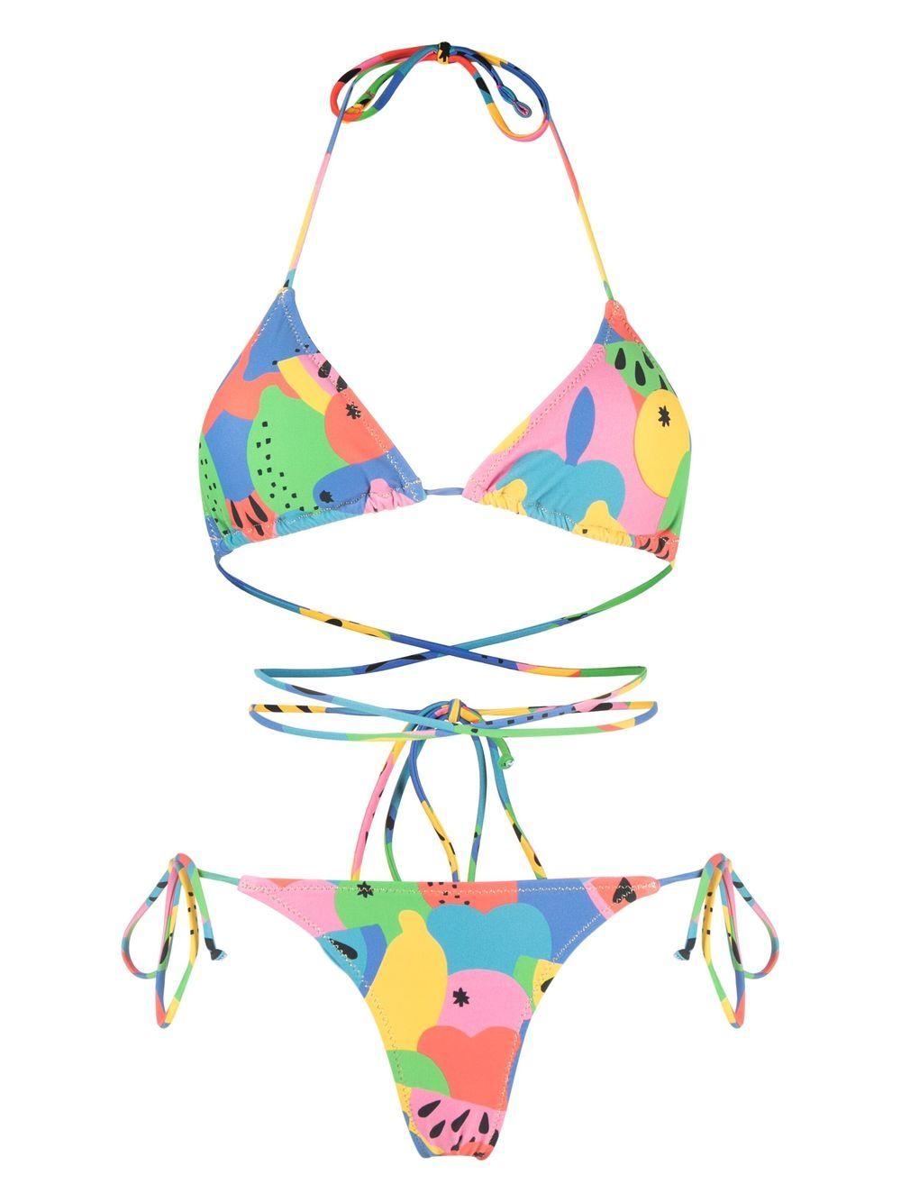 마이애미 워터멜론 프린트 비키니 세트