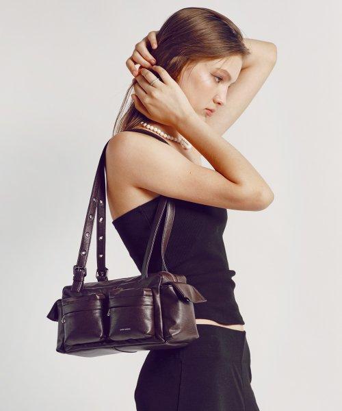 포켓 유틸리티백 pocket utility bag M nappa chocolate