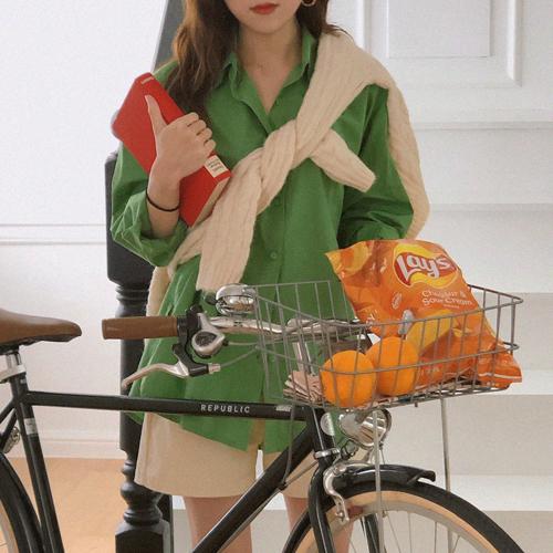 (6color) 히메 컬러셔츠  (6가지 톤다운된 가을 컬러들로 구성되었어요)