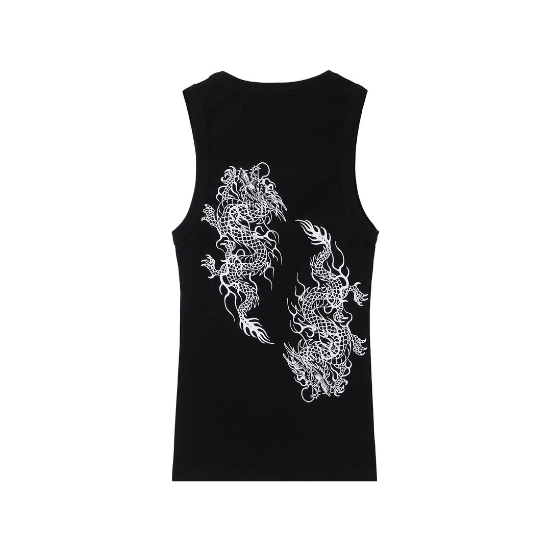 Dragon sleeveless shirt - 2color