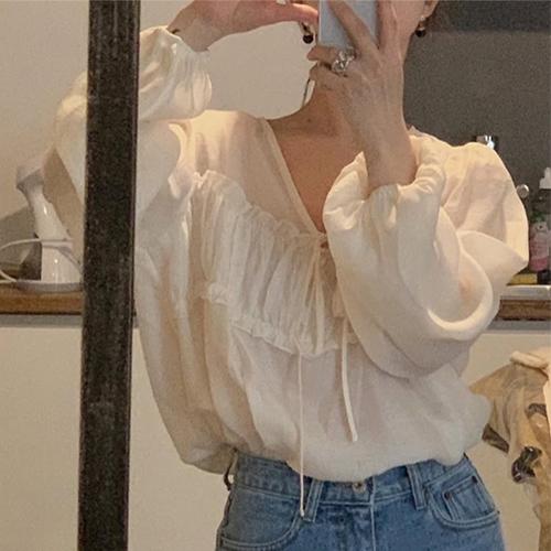 Gonna shirring BL (3color)