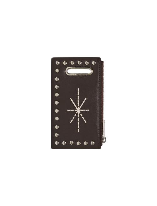STITCH WESTERN WALLET [BROWN]