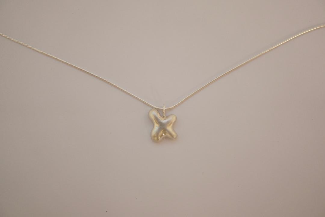 spherical cross necklace