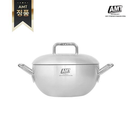 [정품] AMT 316Ti 통5중 샤프 양수웍 24cm - 양손냄비 | 쿠팡