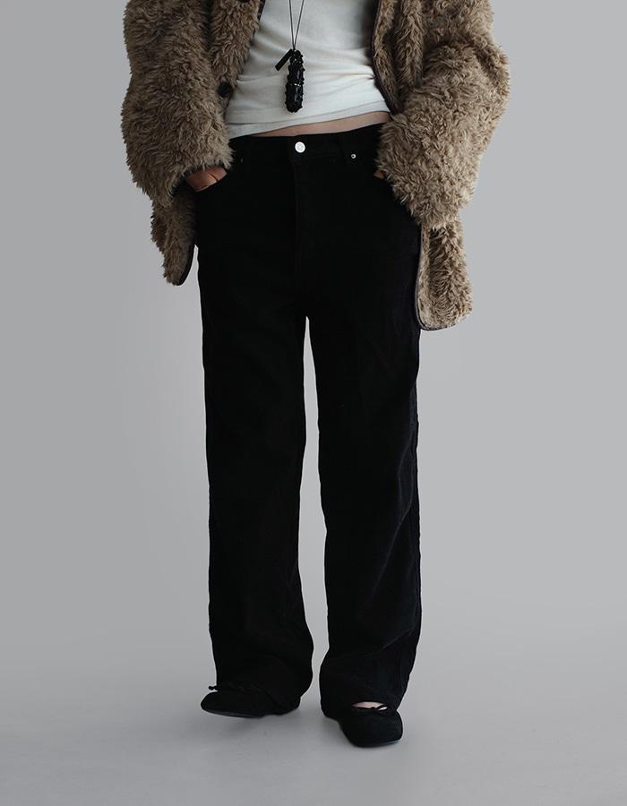 라룸 [by LAROOM｜융기모] 윈터블랙팬츠