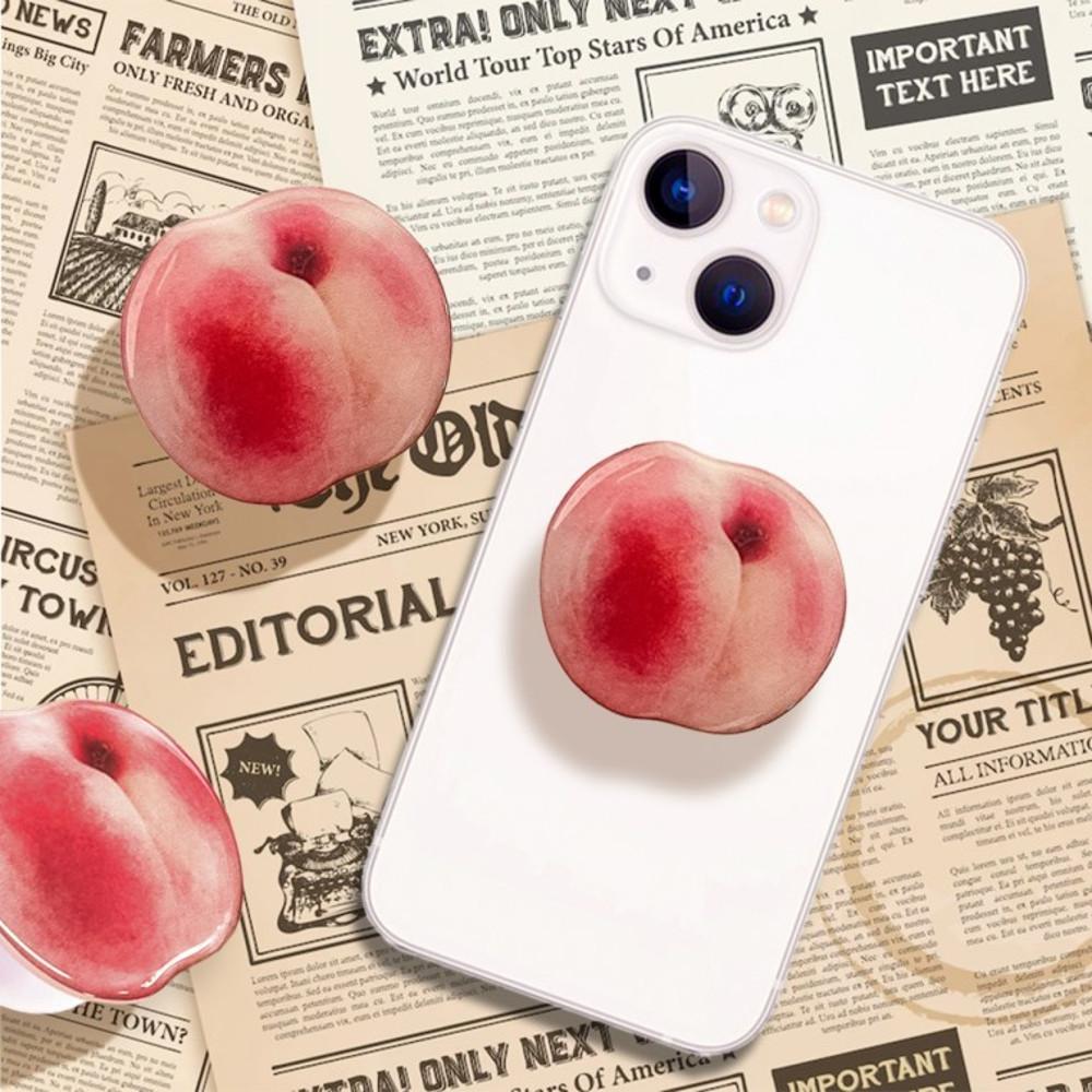 감성 복숭아 스마트폰 그립톡 딱복 물복 과일