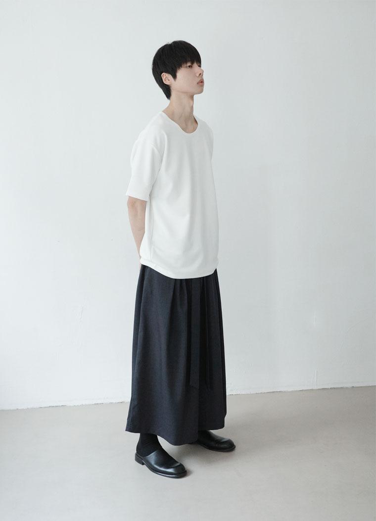 blend belted skirt pants