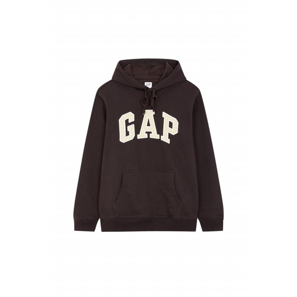 [GAP Adults] 갭 남성 22년 HOLIDAY 헤리티지 로고 후드 티셔츠_블론드