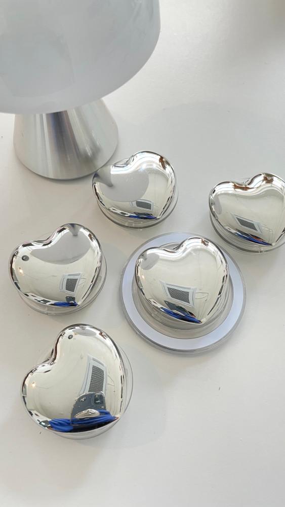 LTM  metal heart smarttok/ 핸드메이드 스마트톡/써지컬스틸 스마트톡