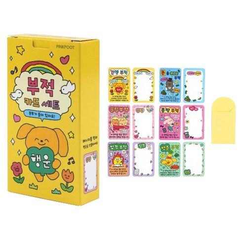핑크풋 6000 부적 카드 세트, 혼합색상, 1세트 - 일반카드 | 쿠팡