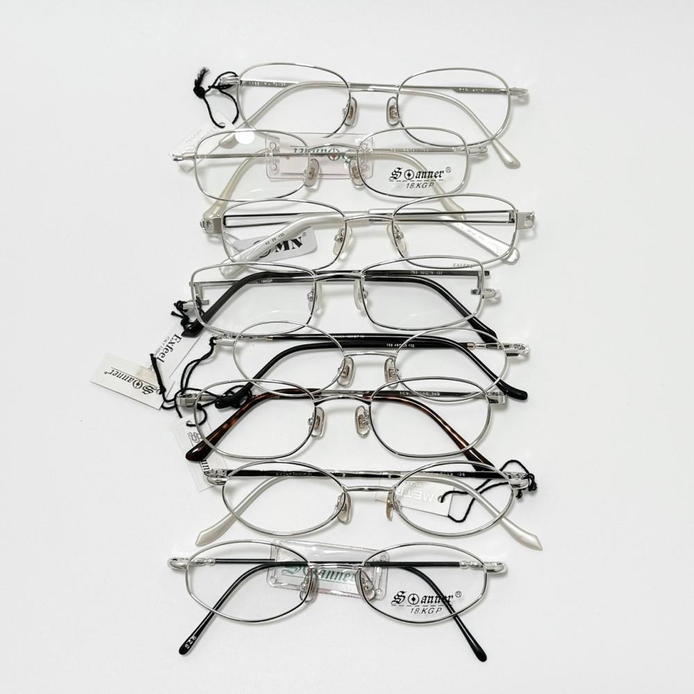 [중고] 클래식 실버 빈티지안경 데드스탁