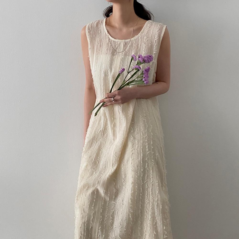 [수아브]러프ops (3color) 레이어드 나시원피스 루즈핏 얇은