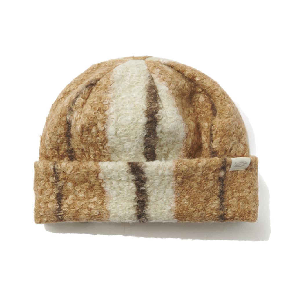 비에스래빗 2425 BSRABBIT SOFTLY BEANIE BROWN STRIPE 스노우보드 비니