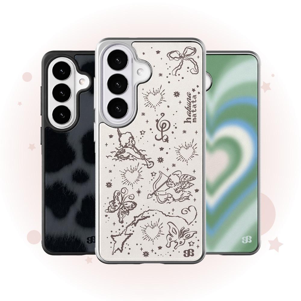 [갤럭시 S26 추가][무료배송]선셋 플로라 에폭시 범퍼 케이스-10Colors