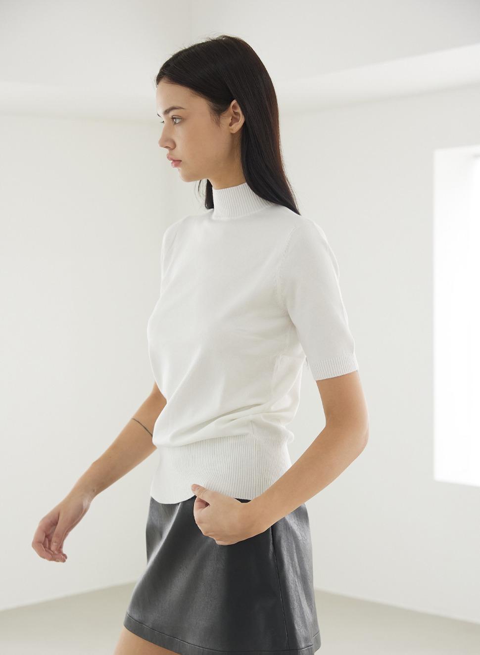 pino cashmere bleneded half turtle (ivory)