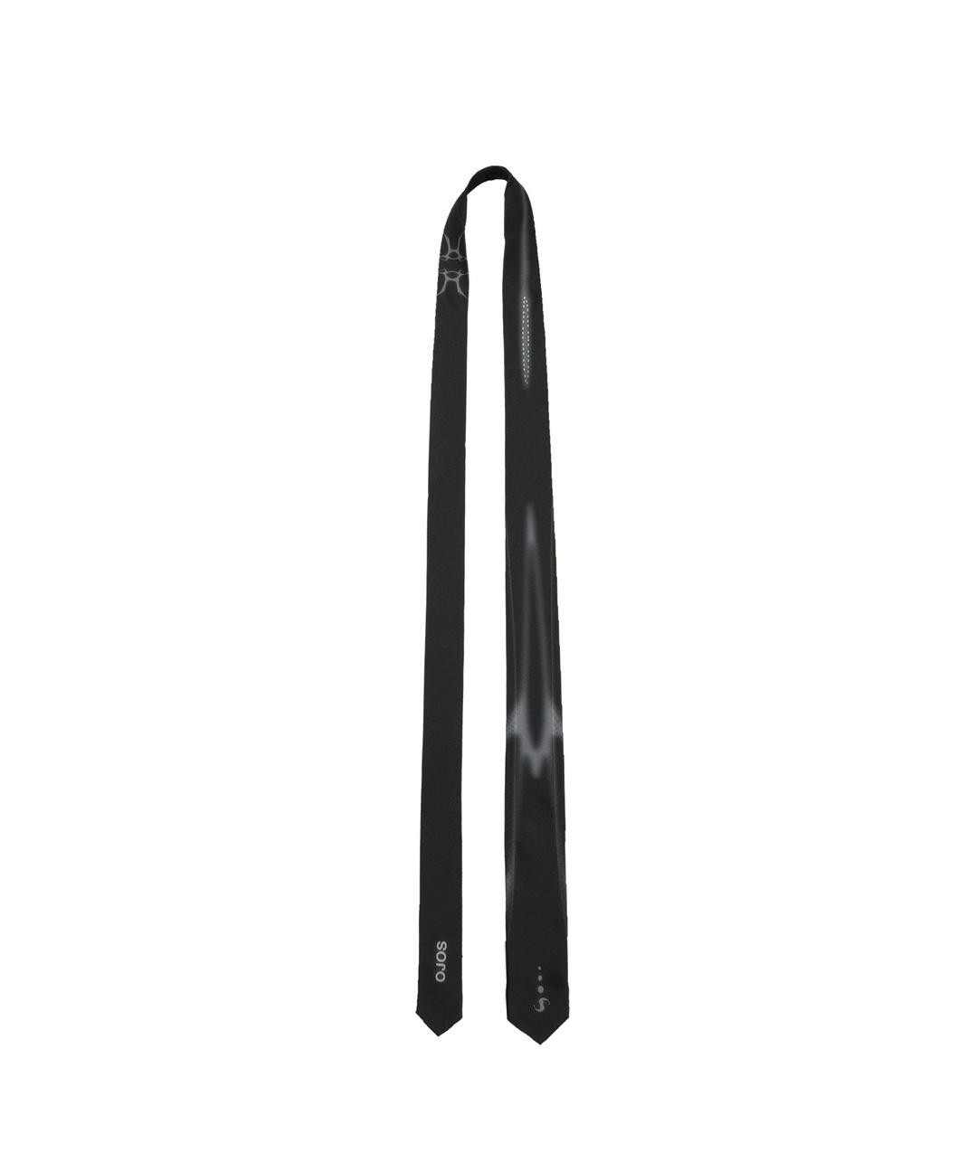 Season Graphic Printed Tie / Black