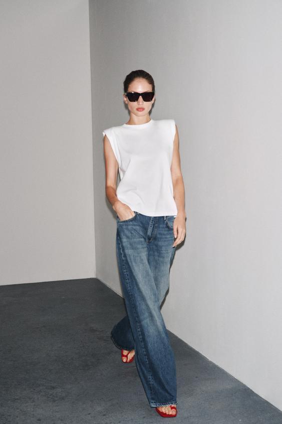 JEANS ZW COLLECTION WIDE LEG 로우라이즈