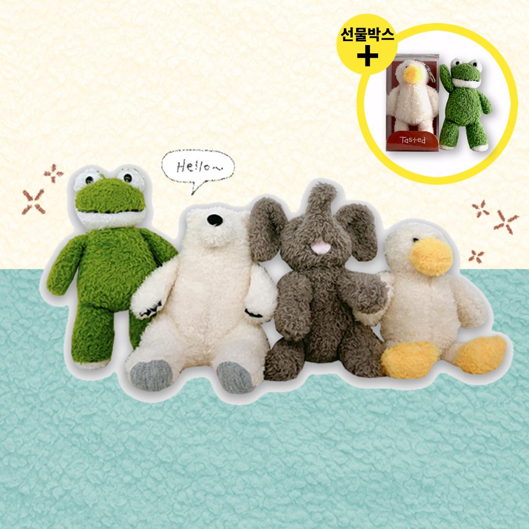 [테이스티드 자체제작] 선물포장 페레로로쉐 이벤트 / 어글리 뽀글이 인형 S사이즈 / 키링 열쇠고리