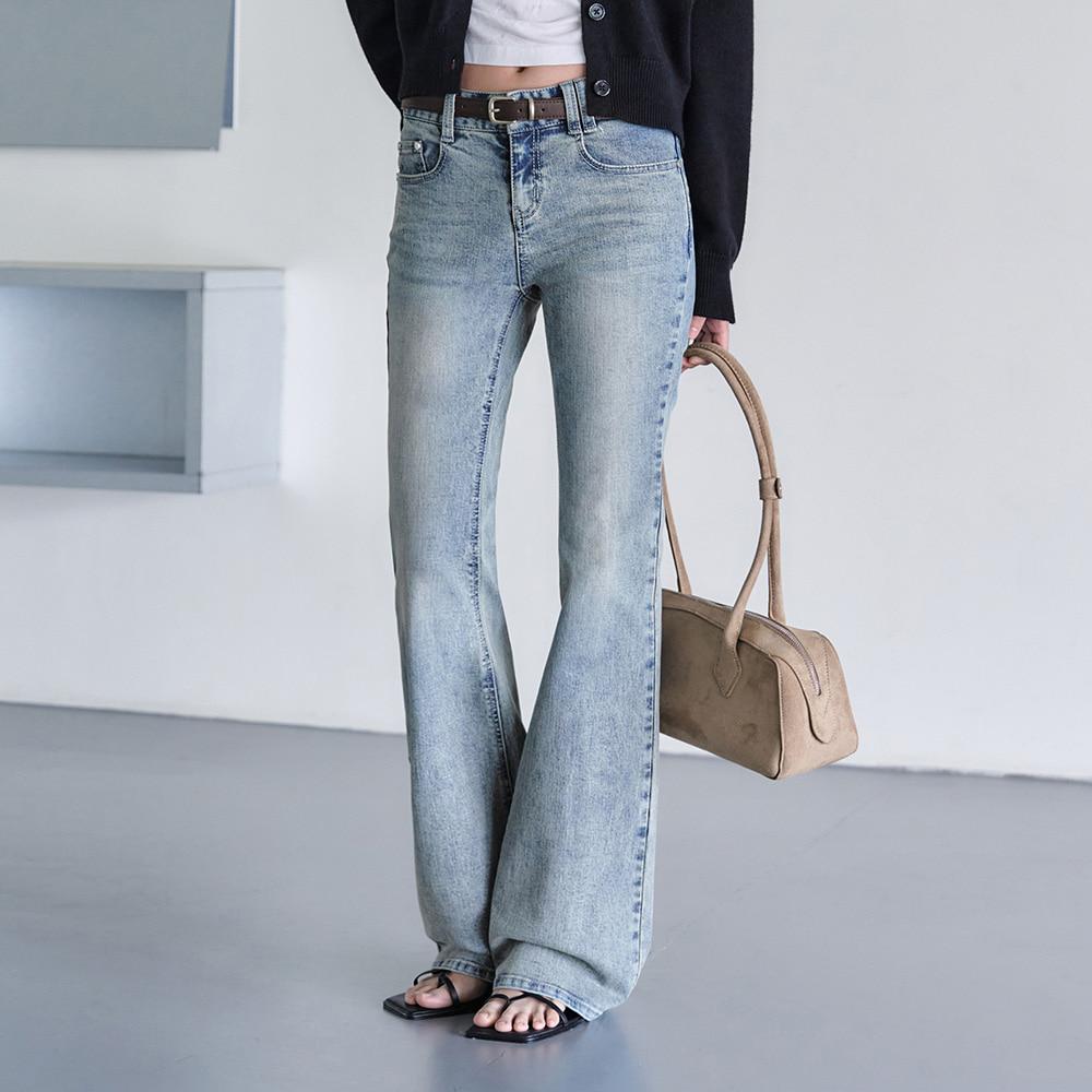 [W]Signature Slim Low Rise Flared Jeans DCWPT006LBlueB