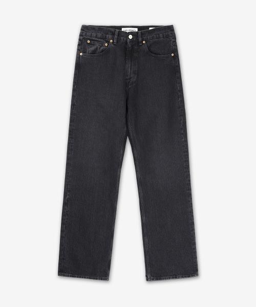 써드 컷 데님 팬츠 - 블랙 / M4245TR