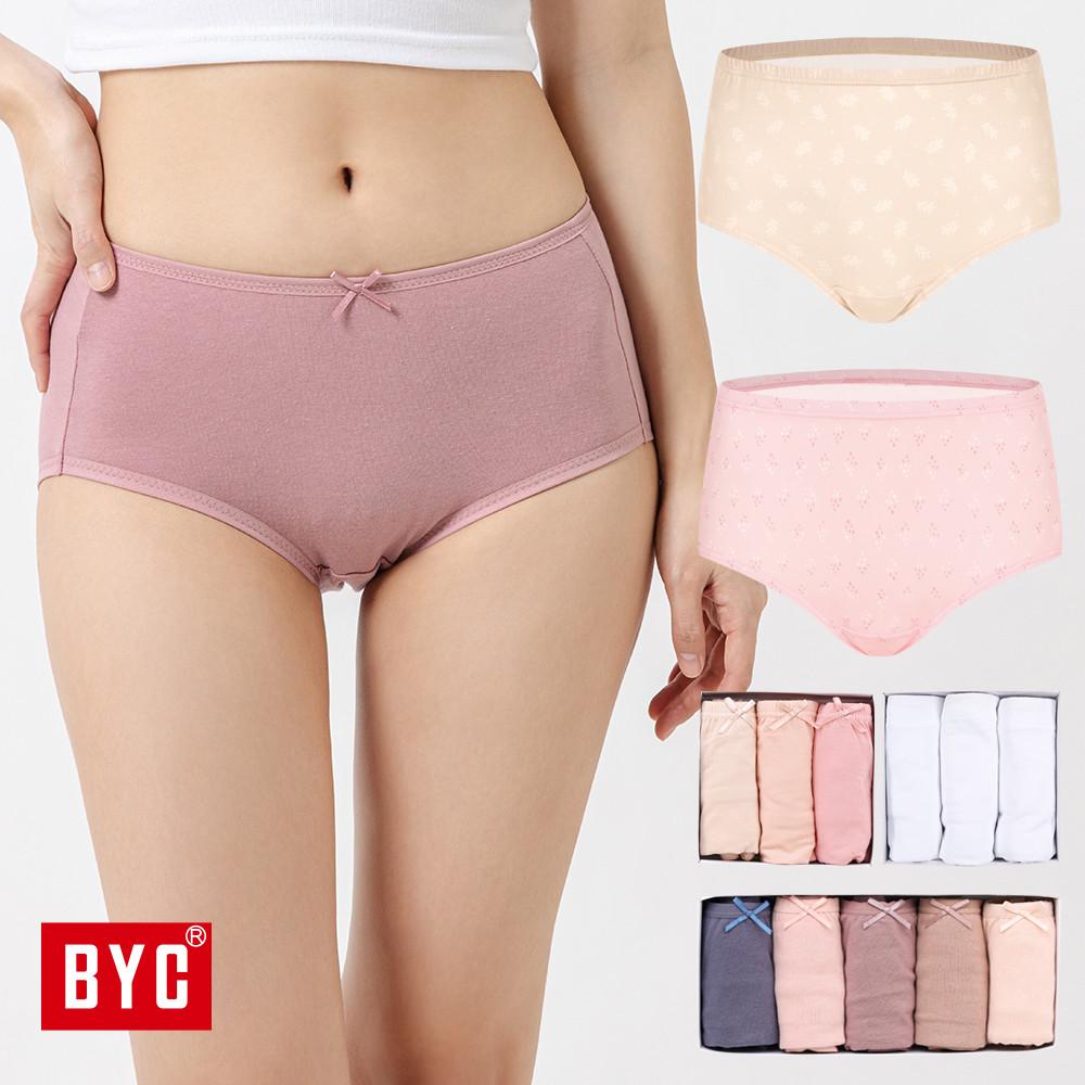 할머니팬티 BYC 여성 빅사이즈 순면 맥시팬티 엄마 속옷