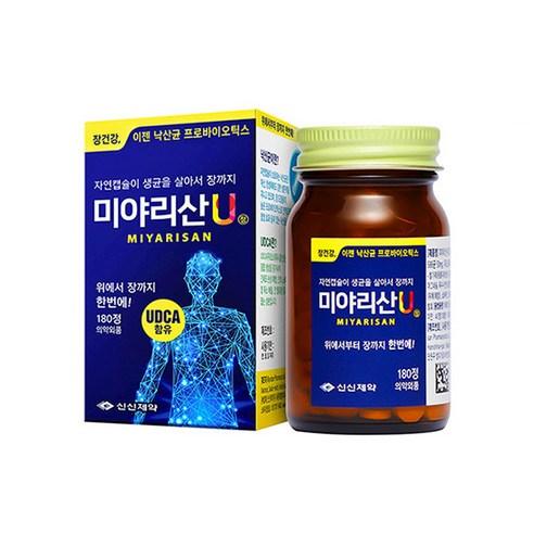 신신제약 미야리산U 유산균 36g, 180정, 1개 - MCT오일/영양제 | 쿠팡