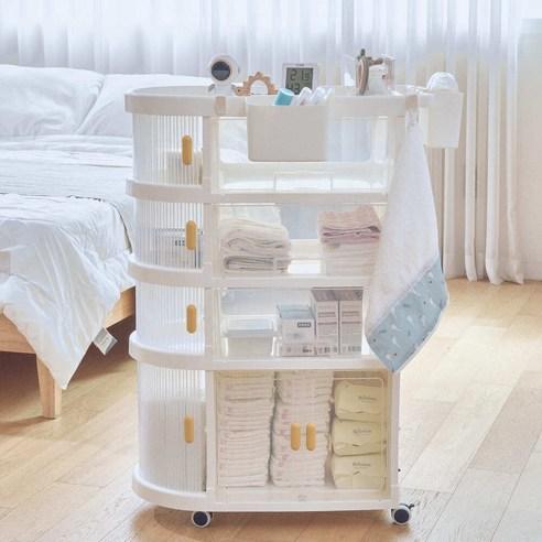 아가짱 기저귀정리함 C타입 1도어+3서랍