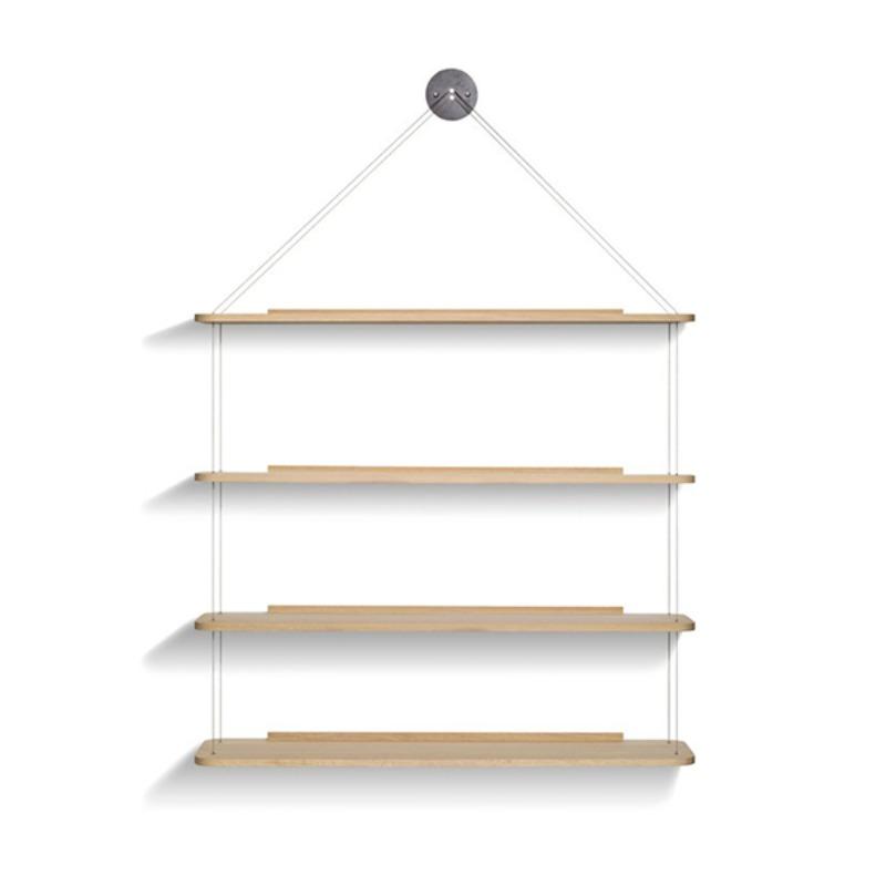 LIBRERIA PENSILE WIRE BOOKCASE - LACQUERED OAK (바로배송)