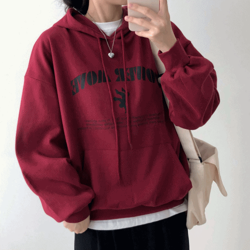 [루즈핏]비보잉 루즈핏 후드티