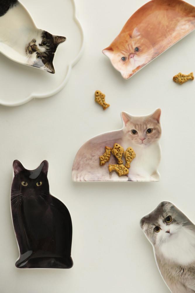 Meow Cat Edition 고양이 수저받침 간장종지 접시