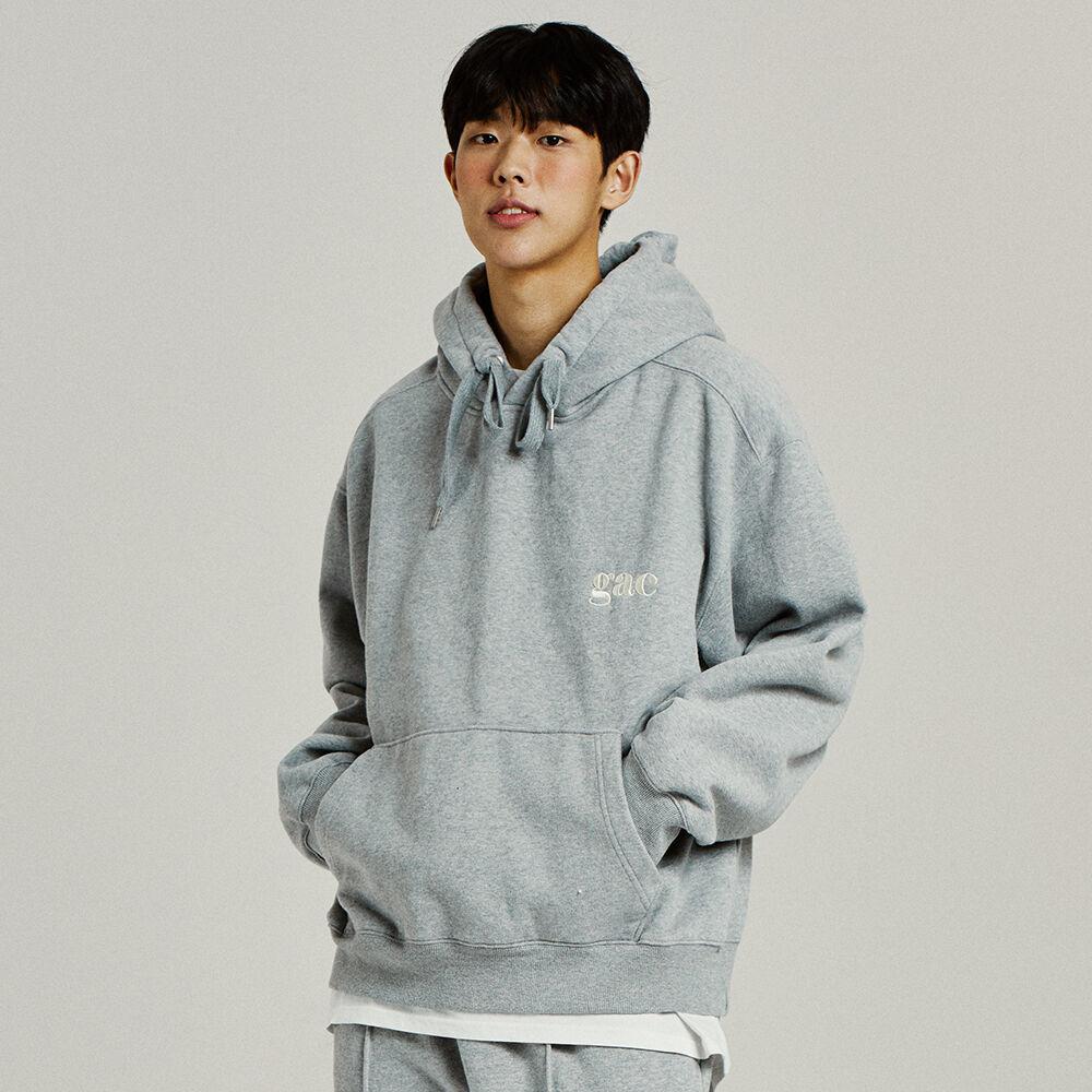 LOGO HOODIE grey (기모)