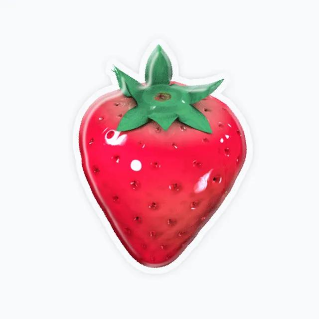 (아크릴톡) 글로시 스트로베리 딸기 투명 아크릴톡 스마트톡