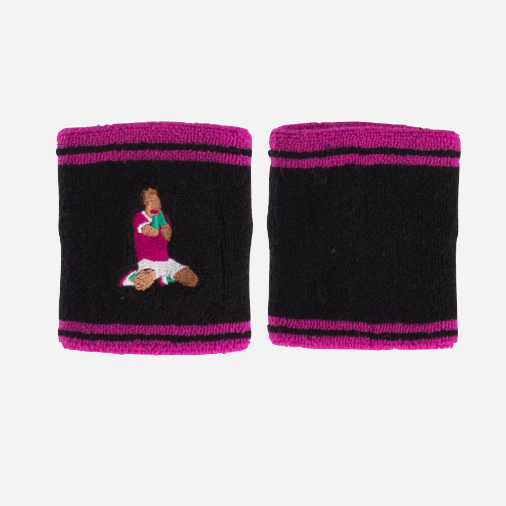 노모어베이글스코어 KING OF CLAY 자수 테니스 손목밴드 1EA