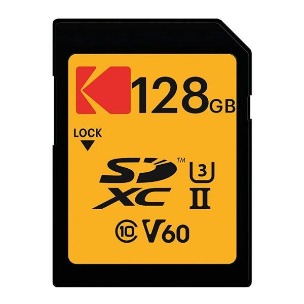 코닥 128GB UHS-II U3 V60 울트라 프로 SDXC 메모리 카