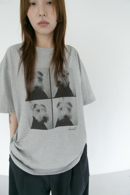 오무수히 puppy frame half top(2colors)