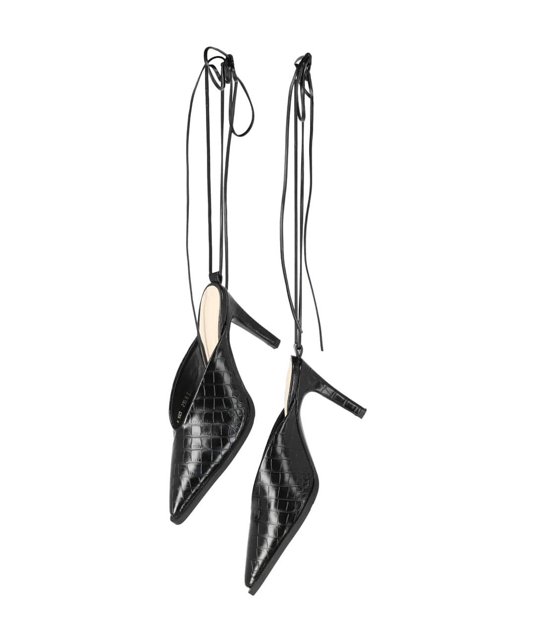 Berlin lace up shoes / 스트랩 레이스업 스틸레토 힐