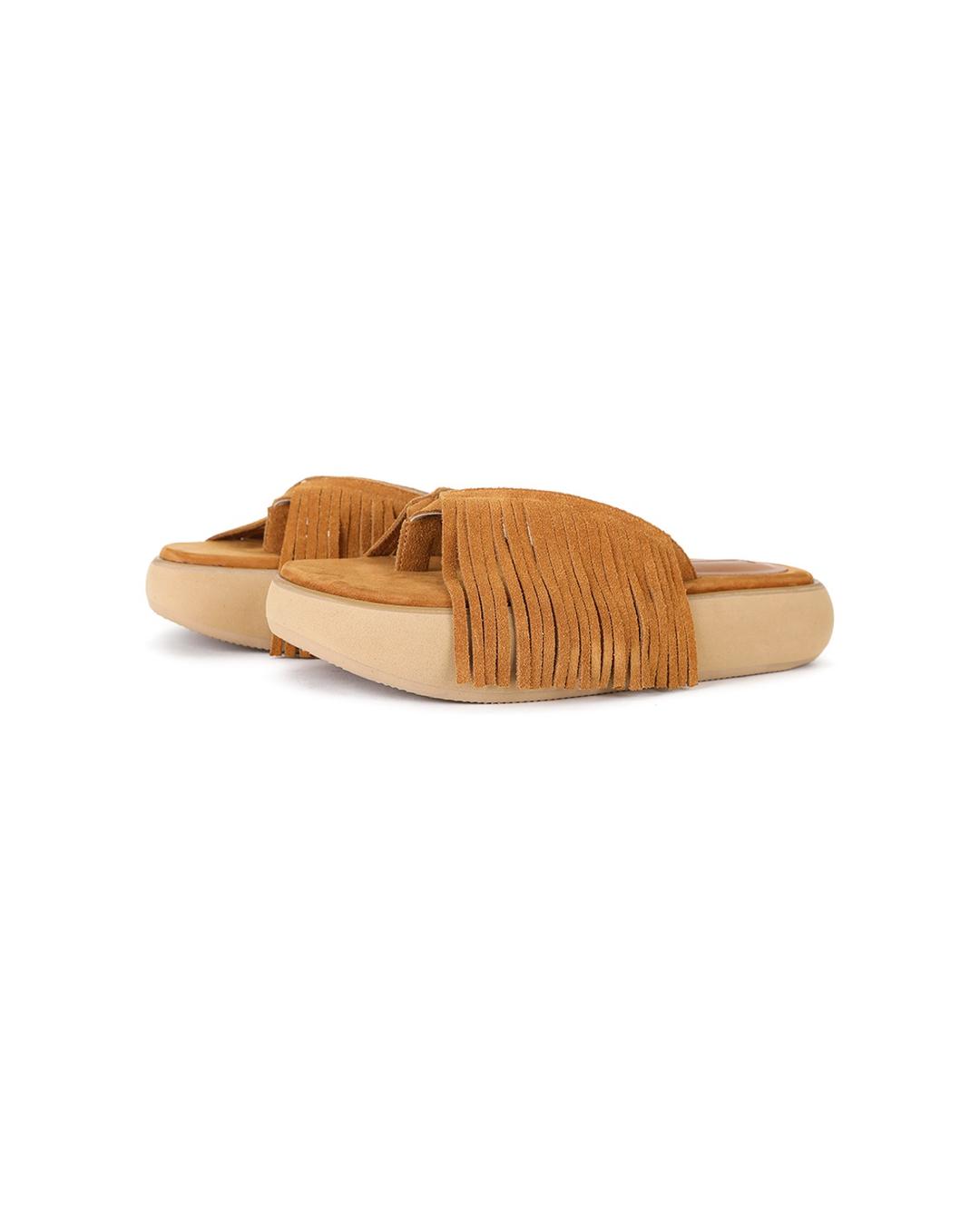 BOAT FRINGE [SUEDE CAMEL]