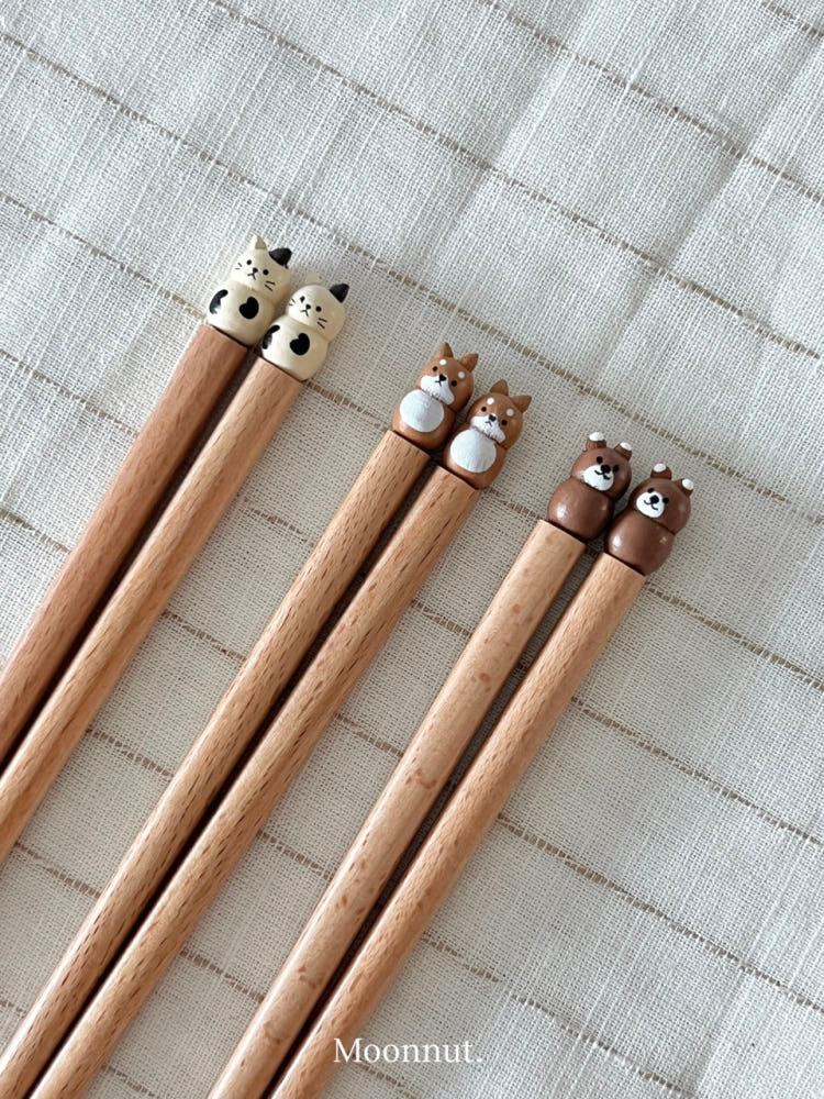 Animal chopstick • 캐릭터젓가락 고양이젓가락 집들이 자취 선물