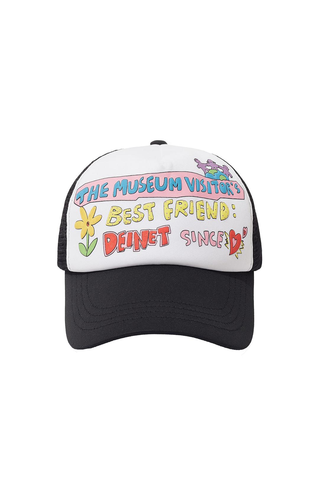 DEINET X TMV BEST FRIEND MESH CAP IN BLACK
