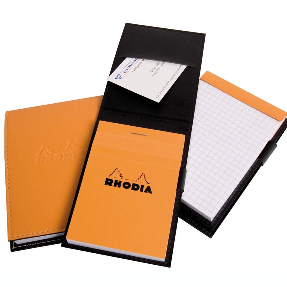 로디아 노트패드 커버 이퓨어 방안 가죽 노트 미니 휴대 편리한 고급 No.12 모눈