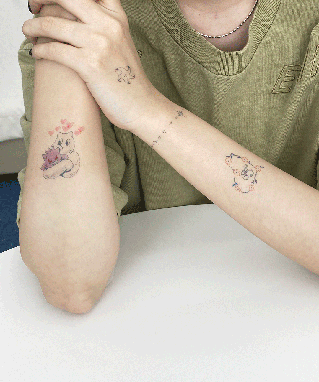 르누비쥬Xfivebreath 타투 스티커 vol1